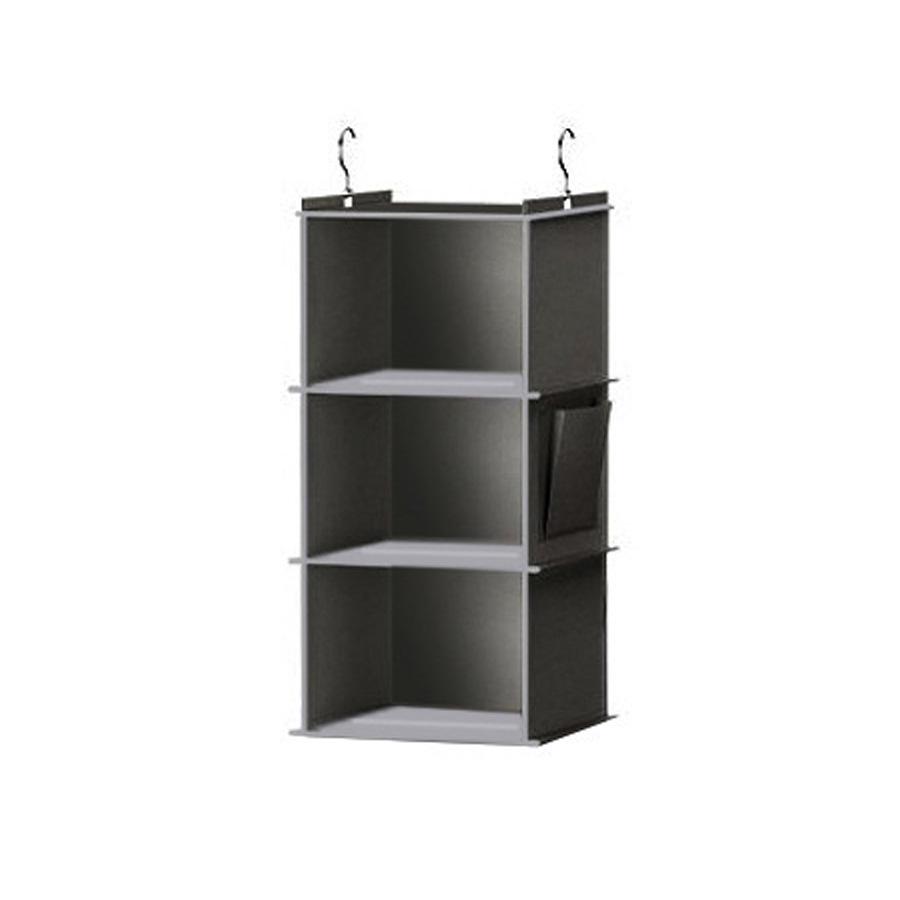 Multi-layer Washable Hanging Wardrobe Organizer with Metal Hooks and Bamboo Strips