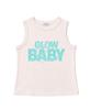 PAGESIISII Glow Baby Print Basic Sleeveless Light Pink