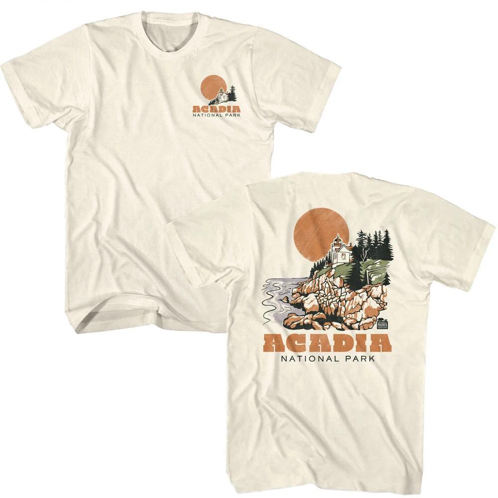 United States Acadia National Park Maine Mount Desert Island Mtns Men s T Shirt XL