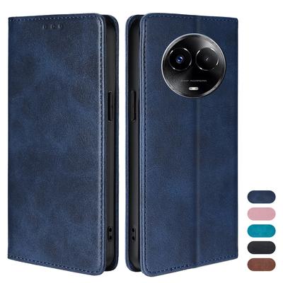 Magnetic Leather Mobile Phone Case for Realme 11 10 9 8 7 Pro Plus 11X 8i 8S Business Wallet Case for Realme 11 With Card Slots