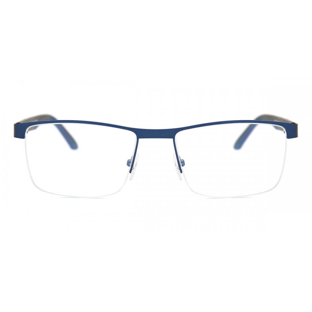 

Semi Rimless Rectangle Blue Smartbuy Collection Tim 982b Fashion Unisex Eyeglasses Blue/56