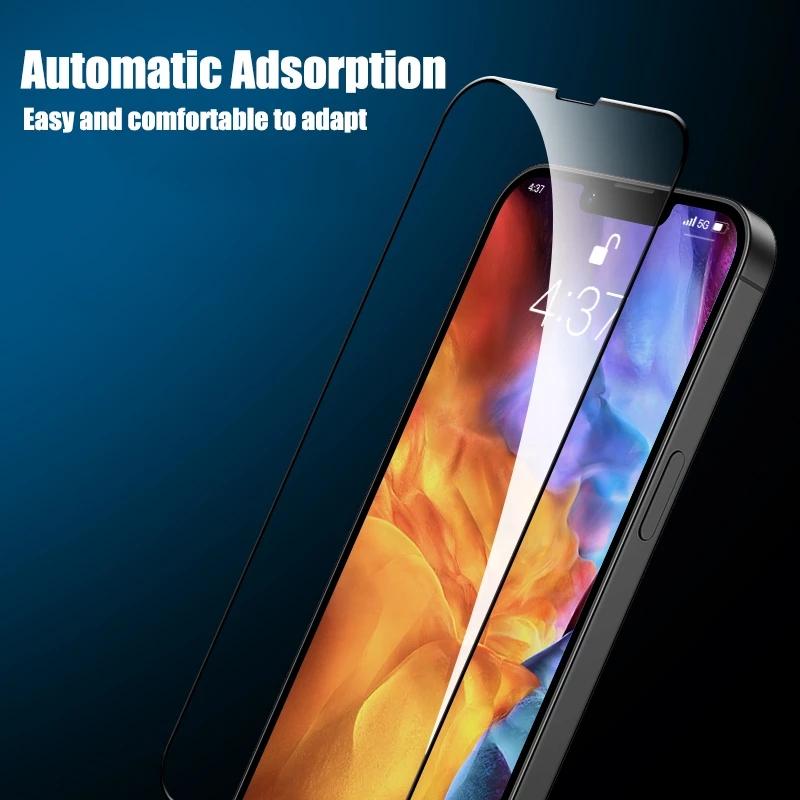 Full Cover Protective Glass On For iPhone 14 Pro Max Screen Protector For iPhone 14 Pro Plus 13 12 11 Pro Max Tempered Glass Film