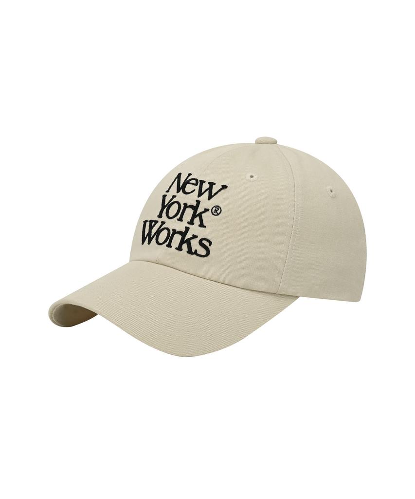 Nyuyogwogseu Mix Logo Ball Cap_ Beige