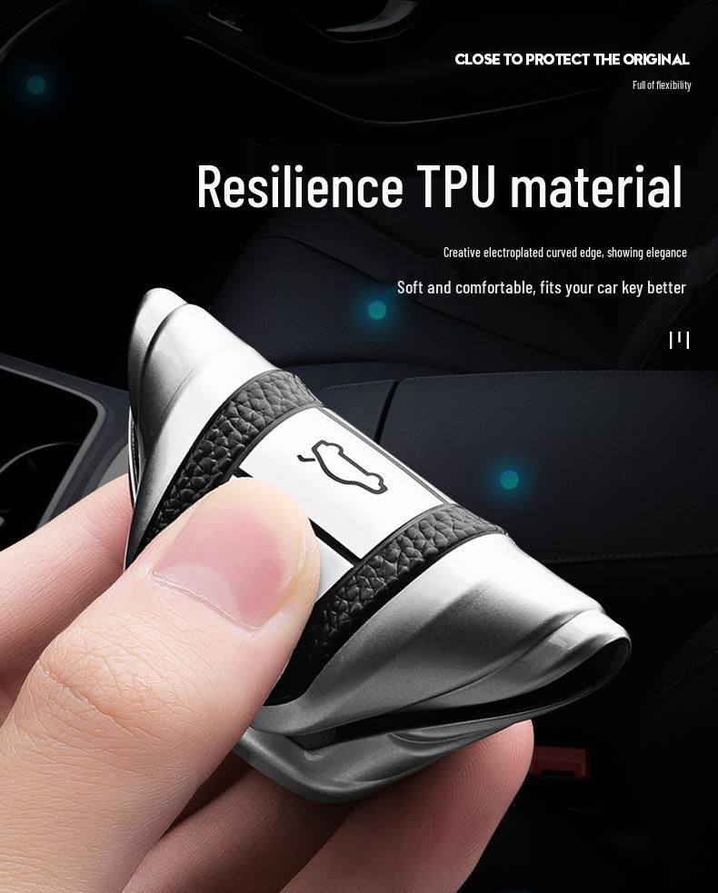 A6L Soft Rubber Key Case for A8L, A7, A5, A4L, Q5 Smart Keys