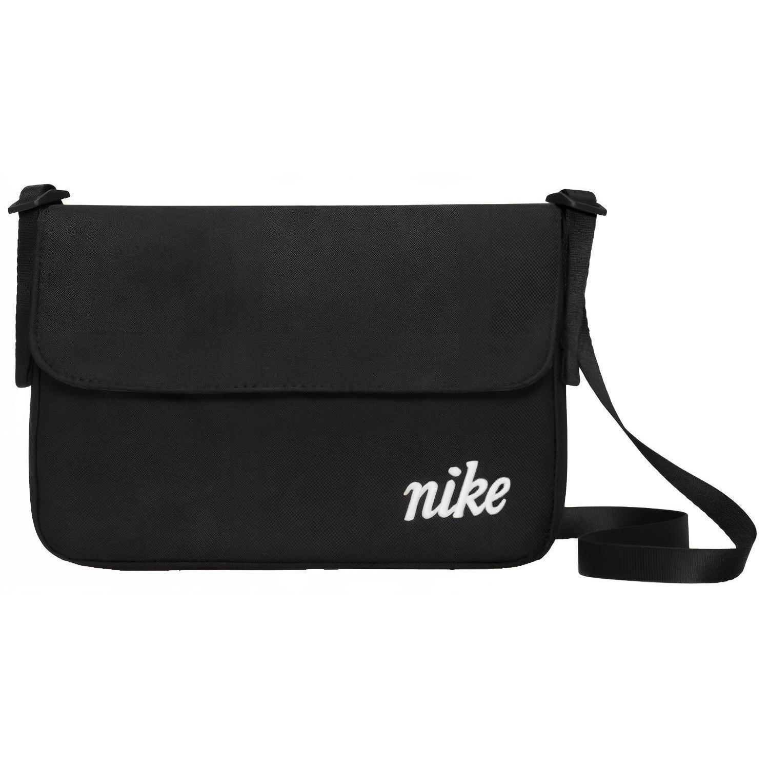 

Новая полиэстеровая сумка кроссбоди Nike, наплечная сумка унисекс, чисто черная DQ5701-010 22.1*4.1*15.0CM