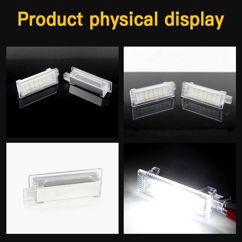 2PCS White LED Courtesy Footwell Under Door Interior Light For 3-series E93 Convertible 2007-2012 F30 Sedan/saloon 2012-up