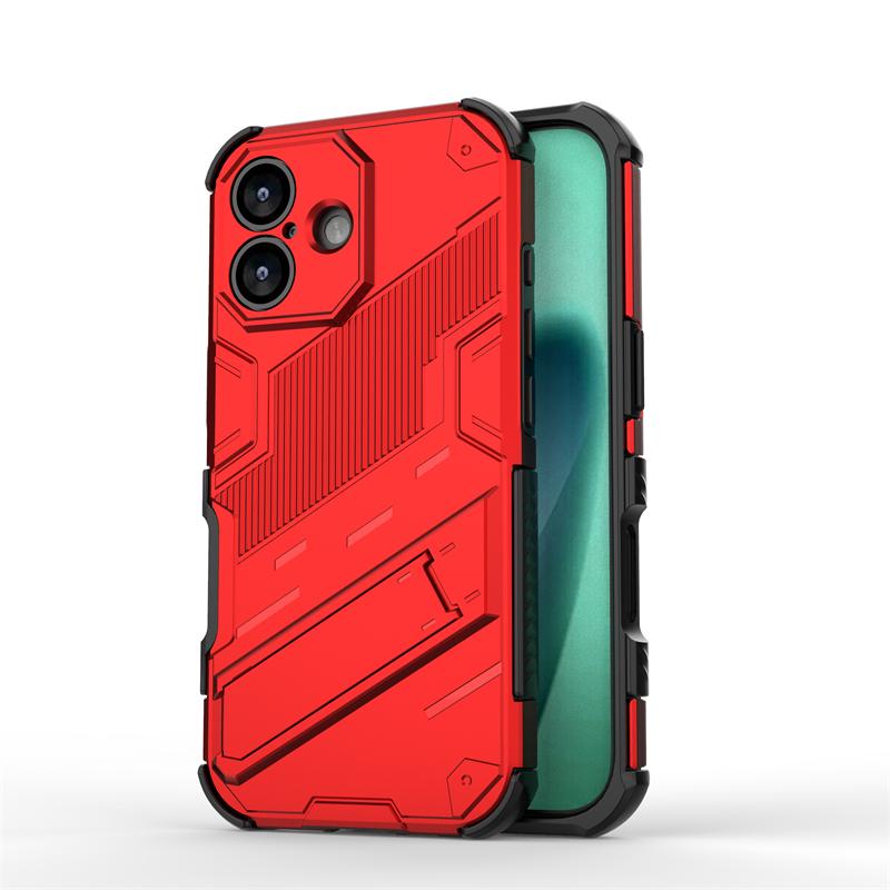 Phone Holder Case For iPhone 17 Case Shockproof Anti-knock Armor Full Back Cover For iPhone 17 Case For iPhone 17 Air 17 Pro Max