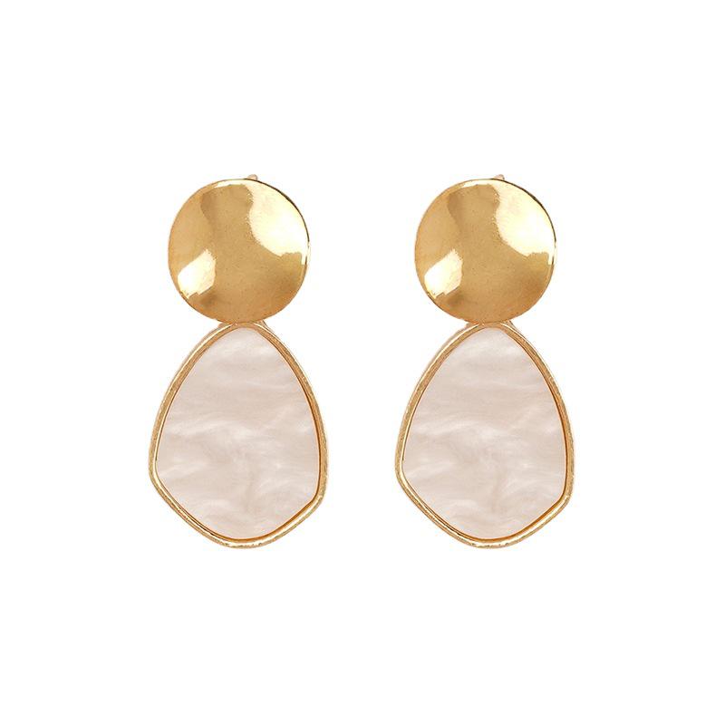 European & American Geometric Love Sequin Earrings – Fashionable & Creative