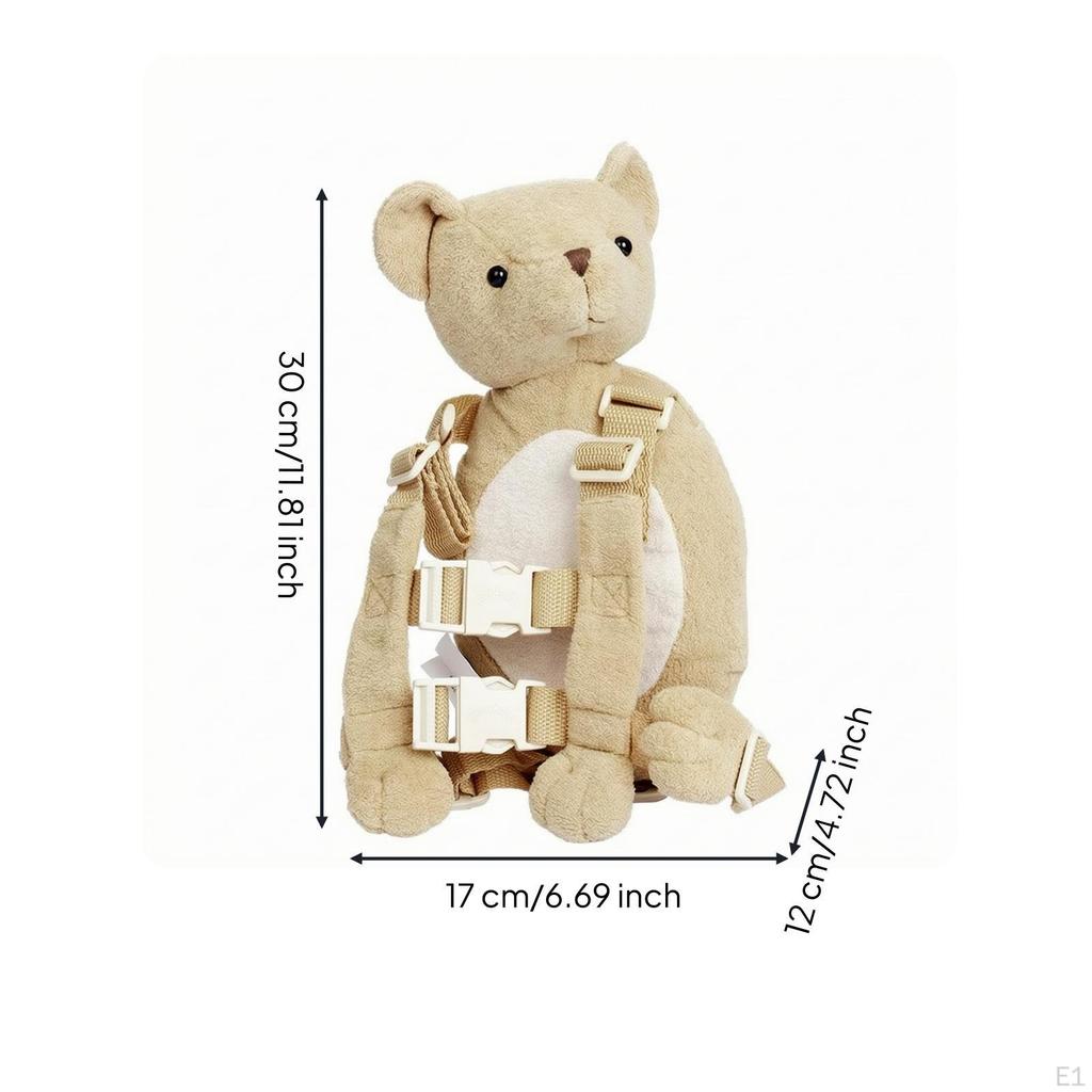 Adorable Bag with Shoulder Strap | fleece Fleece, teddy backpack Backpack, Lightweight Compact
