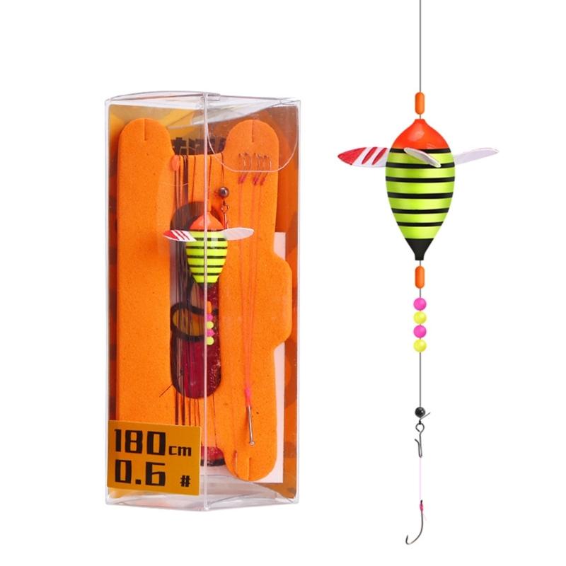 

Fishing Float Bobbers Weight Rotating Float Rigs Swivels Rings for Saltwater and Freshwaters Angling 1