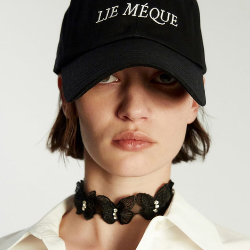 

LIE MEQUE Remeque Logo Cap Black BLACK_OS
