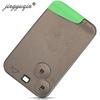 Jingyuqin 2/3 Tasten Auto Remote Key Karte Shell Für Renault Laguna Espace Vel-Satis Keyless Smart Card Fob Gehäuse fall Ersatz
