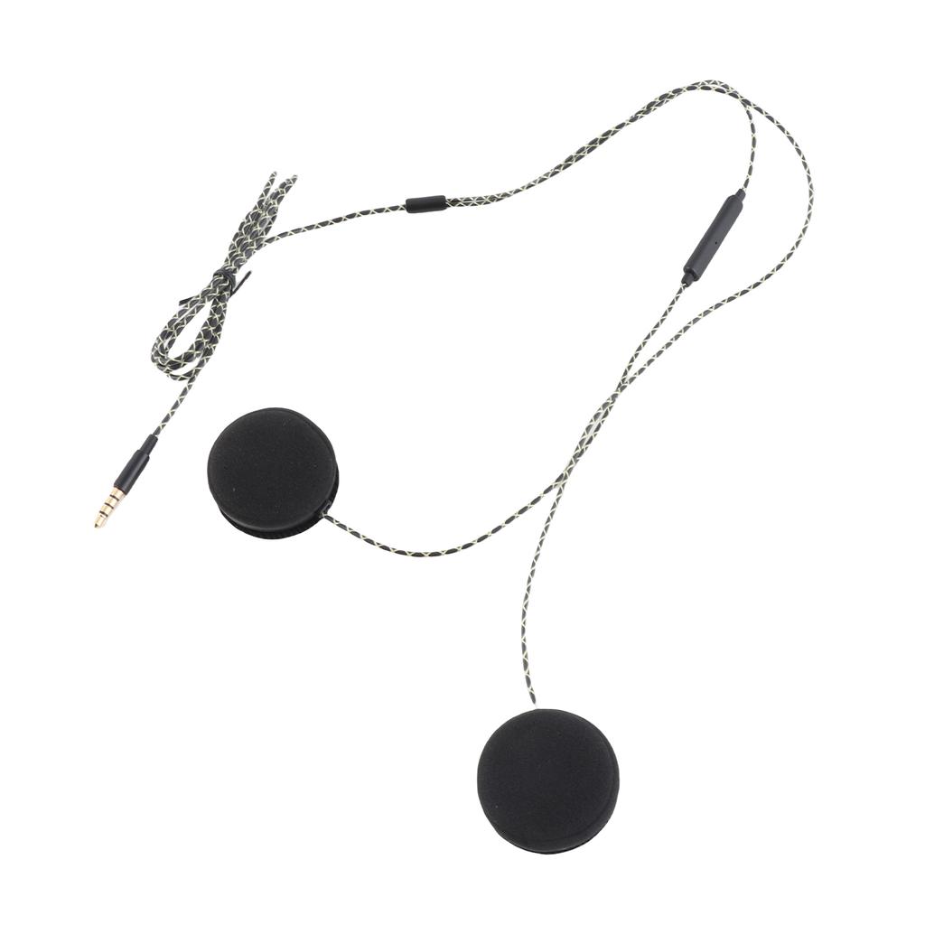 Kabelgebundene Kopfhörer Motorrad Gegensprechanlage Helm Hochwertiges 3,5-mm-Musik-Headset Freihändig mit HD-Mikrofon für