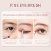 4Pcs/Set Small Angle Eyeshadow Brushes Precise Detail Eyelid Highlighter Makeup Brushes Lying Silkworm Soft Hair