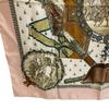 HERMES NAPOLEON Napoleon silk Calle 90 scarf pink silk Women Used