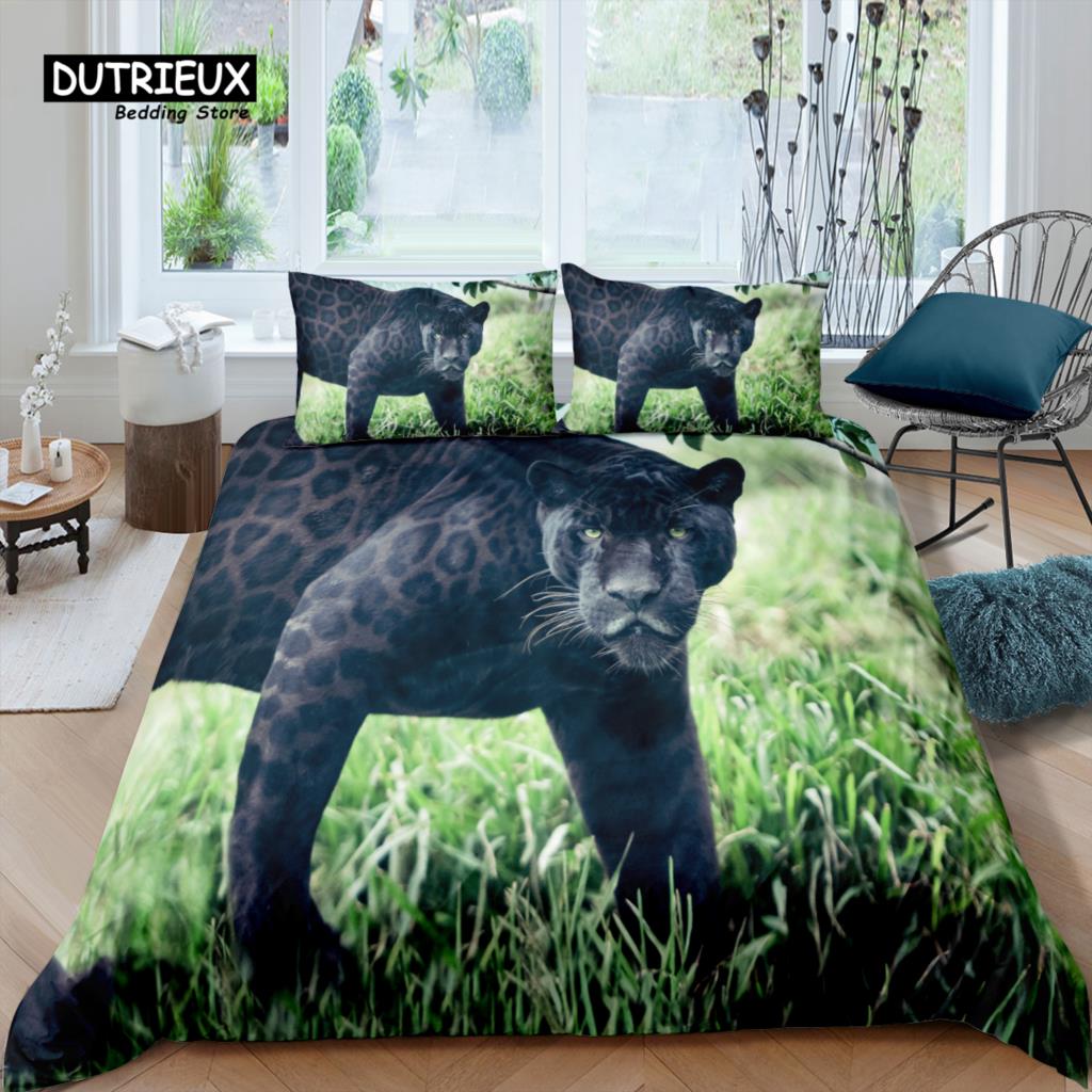 

Главная Жизнь Роскошный 3D Леопардовый комплект постельного белья Пододеяльник с изображением животных Наволочка Queen и King EU/US/AU/UK Размеры Одеяло Постельное белье EU single(135x200cm)