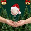 Christmas Tree Ornaments - Santa Hat And Baseball Tree Ornaments: Lightweight Design, Full Of Festive Spirit, Suitable For Parties, Studios, And Other