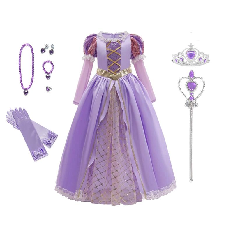 Meitene Rapunzel Violetra Kleita Rapunzel Cosplay