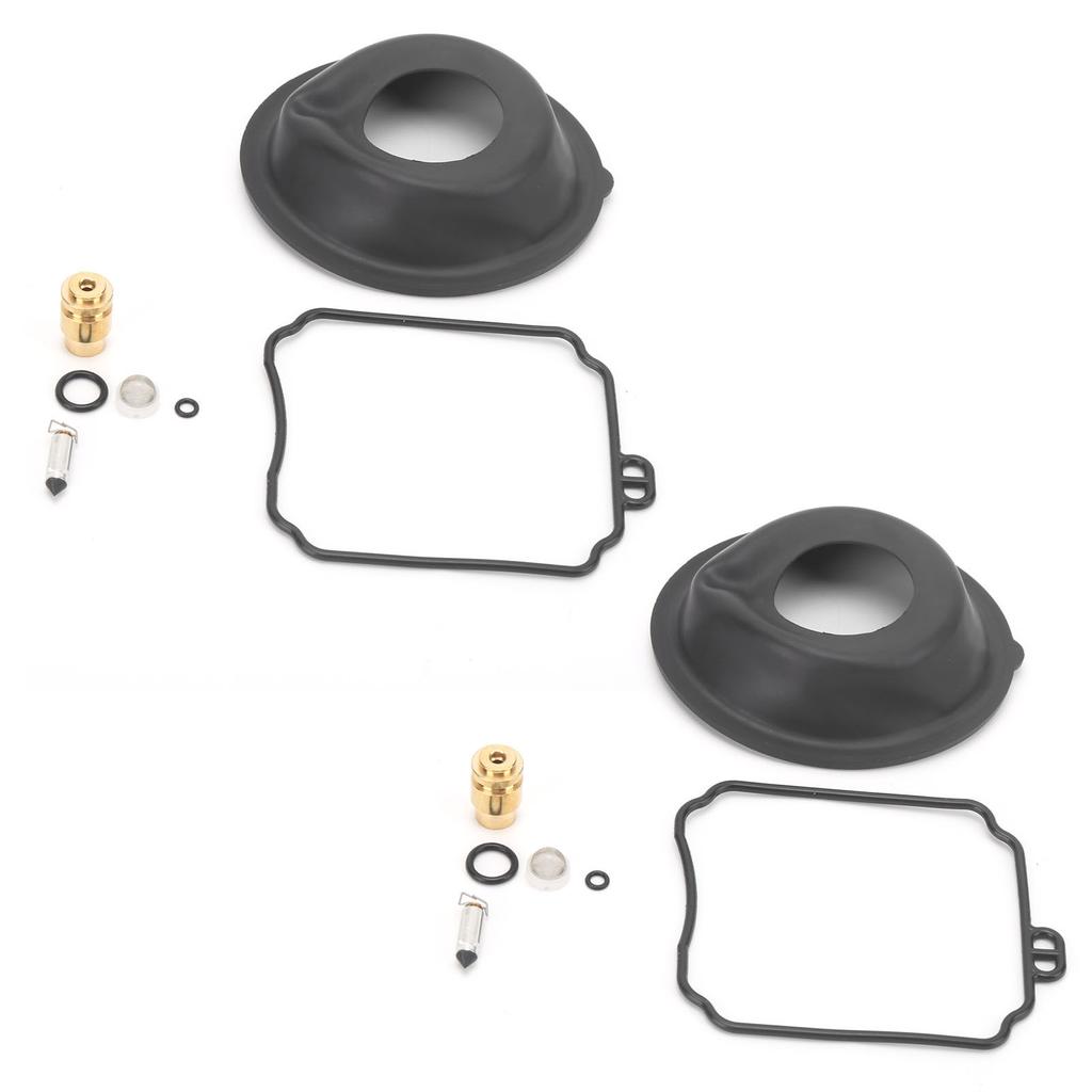 2 Sets Carburetor Rebuild Kit Carb Overhaul Repair Fit for V Star 650 XVS650 Custom