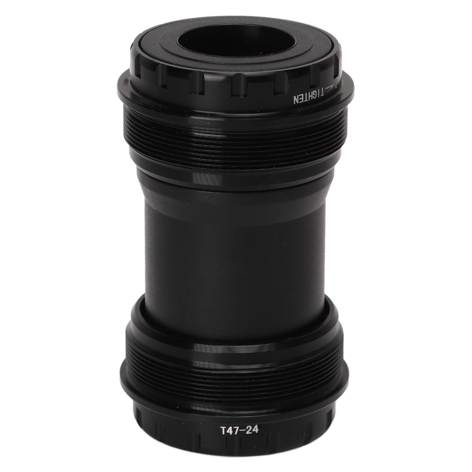 Bike Bottom Bracket Aluminum Alloy 24mm Thread Ceramic Bearings Road Bike Center Shaft