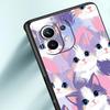 Colorful Cat Design Phone Case Cover for Xiaomi Mi 17 15 14 13 12 11 Ultra 15T 14T 13T 12T 11T Pro Lite 5G Soft TPU Shell Fundas
