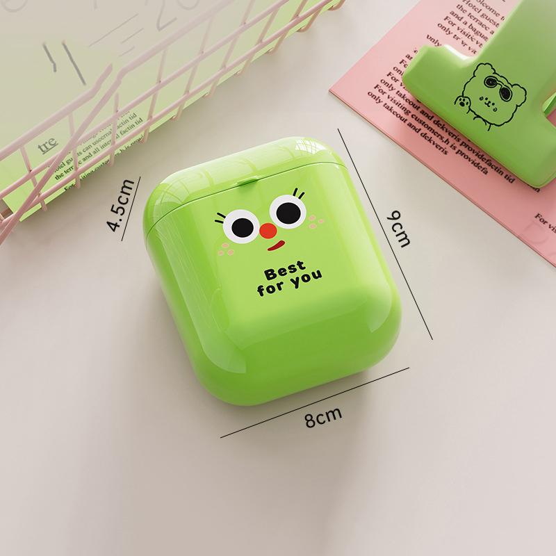 1Pcs Plastic Dopamine Storage Box Cute Small Data Cable Organizer Lightweight Sealed Lipstick Storage Box Students