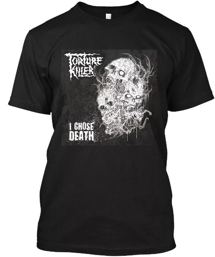 Новый ПОПУЛЯРНЫЙ! Torture Killer I Chose Death Финская Музыка Графическая Футболка S-5XL Унисекс Футболка XXXL