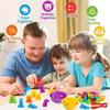 Multiple Colors Rainbow Counting Toy Bear & Dinosaur Shapes Classification Toy  Family Play