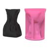 Jar Resin Molds Pleated Pocket Shaped Silicone Vase Moulds Elegant Storage Bottle Mold Container Mould for DIY Flowerpot