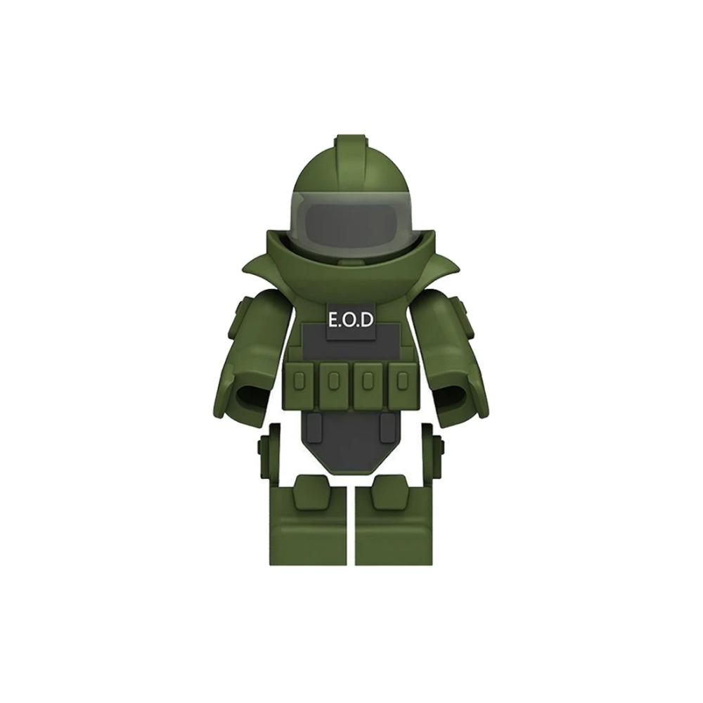 Beige Container MOC Military Weapon Boxes Bricks Accessories Army Scene WW2 Building Block Parts Shipping SWAT