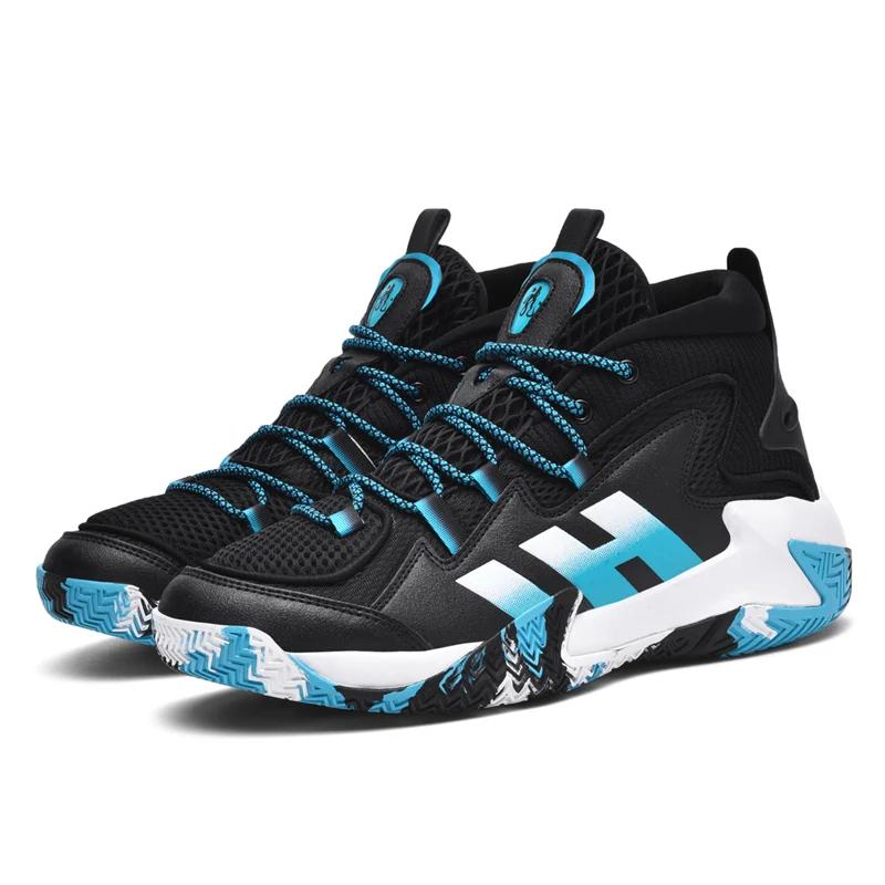 

Мужские профессиональные баскетбольные кроссовки из сетки, большая резиновая подошва, износостойкие, практичное сцепление и отскок 39