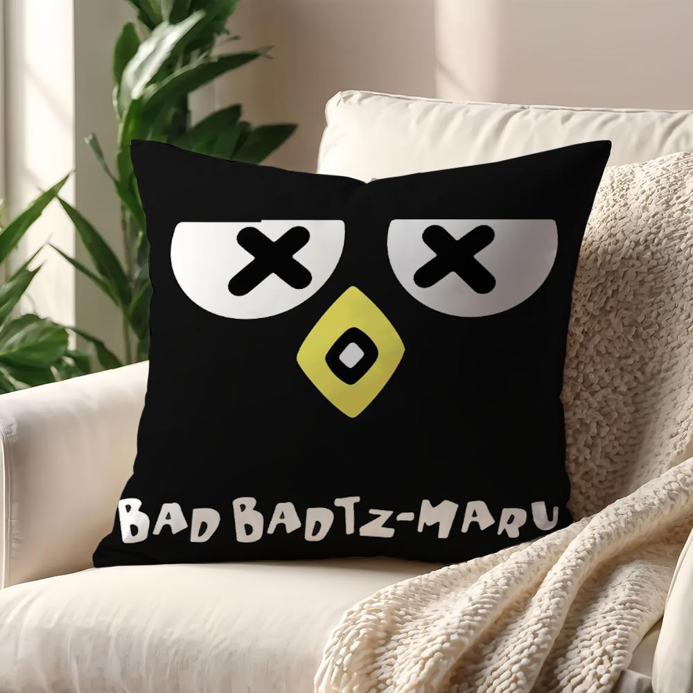 BadtzMaru Cartoon Cushion Cover For Pillow Printing Sofa Decoration Home Car Room Coffee Shop Office Nordic Simplicity