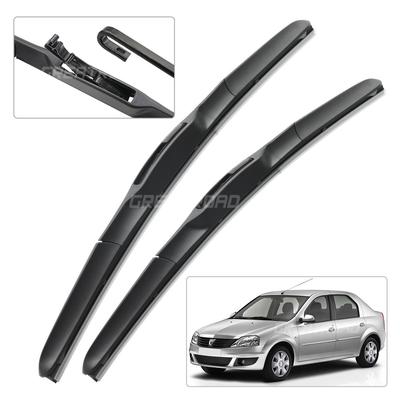 For Dacia Renault Logan MK1 2004-2011 2005 2006 2007 2008 Wiper Front Wiper Blades Windshield Windscreen Window Brush 20"+20"