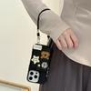 Applicable To Iphone17Air Change Bag, Card Bag, Mobile Phone Case, Portable Rope, Apple 16 Buttons 15Pro Bear Stars.