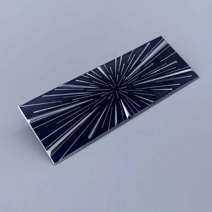 Tesla Model 3/Y/S/X Aluminiumlegierung Zeittunnel Hecketikett Dekorationsaufkleber