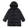 LUSONNORNOR Girls' Mid-length Hooded Down Jacket