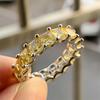 Wholesale Eternity Band Promise ring 925 Sterling silver Diamond cz Engagement Wedding Rings for women Men Finger Party Jewelry