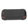 Solare Powerbank Schwarz Orange Multifunktional Wasserdicht Kabellos Solare Powerbank 26800mAh PD18W