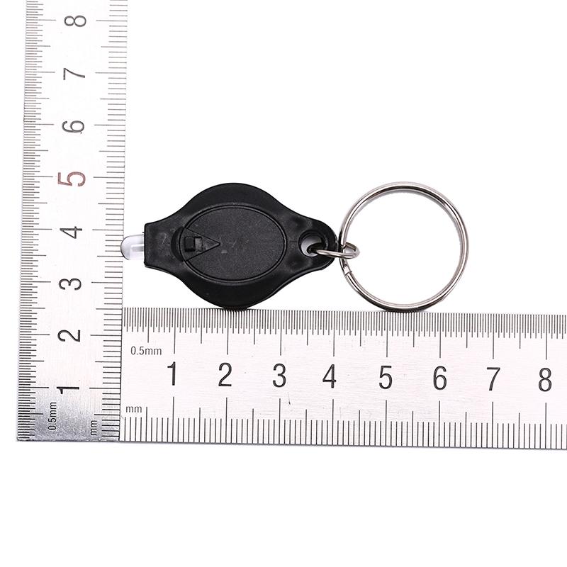 Mini Keychain Squeeze Light Micro Led Flashlight Torch Emergency Key Ring Light