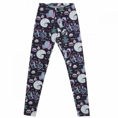 Nightmare Before Christmas Womens/Ladies Leggings L noir