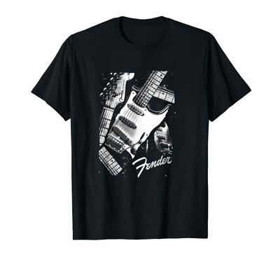 Fender Gitarren Weltraum Collage Logo T-Shirt