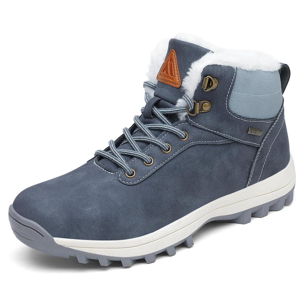 Mishansha and Winter Snow Trekking Shoes with Fleece Cold Weather Hiking Mountaineering Outdoor Size Men's Women's Boots, Lining, Protection, Boots,