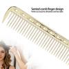 Professional Rat Tail Hair Comb Salon Hairdressing Styling Comb Barber Aluminum Metal Comb