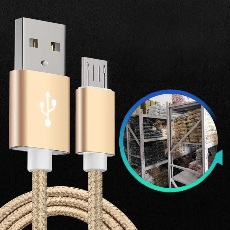 Apple, iPhone & Android Type-C Nylon Braided Charging Cable 2A