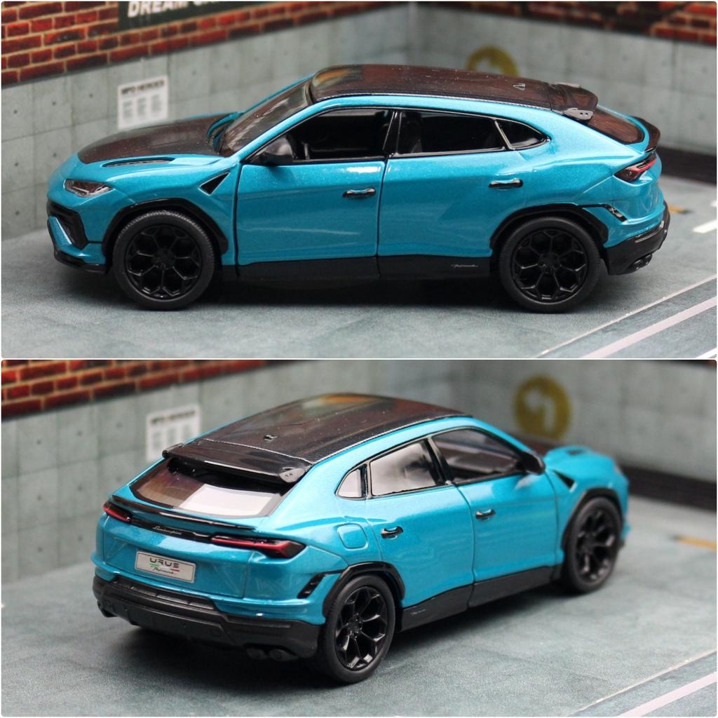 Lekebilmodell 1/40 Lamborghini URUS SUV Sport Diecast Alloy Miniatyr kjøretøysamling Gave til barn Gutter Barn