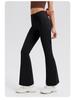 High Waist Fleece-Lined Wide Leg Yoga Pants - Tummy Control, Slimming, Warm for Autumn/Winter