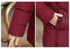 Winter Warm Cotton Coat for Middle-Aged and Elderly Women - Mid-Length Grandma Style Jacket