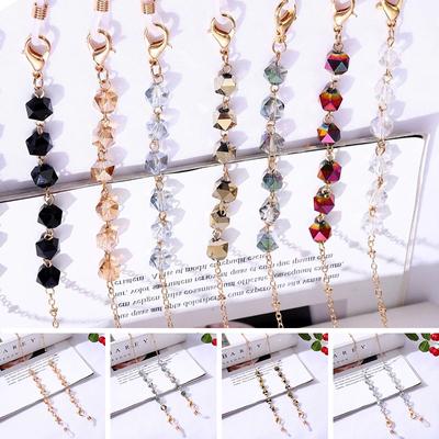 1PC Eyeglass Rope Glasses Chains Bohemian Anti-Drop Face Mask Chain Holder Crystal Beaded