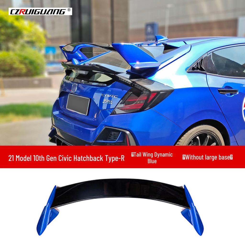Kit Spoiler Posteriore e Deflettore Tetto per Civic Sedan Type R 16-20 Gen