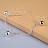 Simple Cute Girl Apple Anklets 100 %925 Sterling Silver Women Foot Jewelry Beach Barefoot Sandals Bracelet On The Leg Ankle